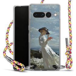 New Carry Case Transparent Stoff colourful/silber