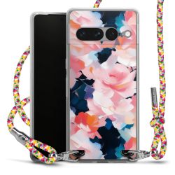 New Carry Case Transparent Stoff colourful/silber