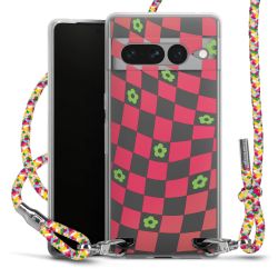 New Carry Case Transparent Stoff colourful/silber