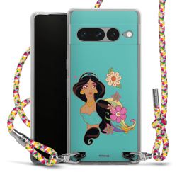 New Carry Case Transparent Stoff colourful/silber