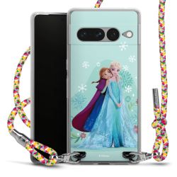 New Carry Case Transparent Stoff colourful/silber