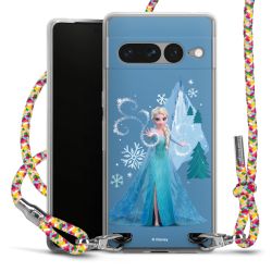 New Carry Case Transparent Stoff colourful/silber