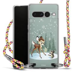 New Carry Case Transparent Stoff colourful/silber