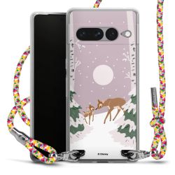 New Carry Case Transparent Stoff colourful/silber