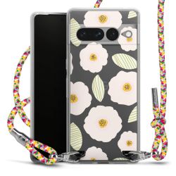 New Carry Case Transparent Stoff colourful/silber