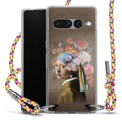 New Carry Case Transparent Stoff colourful/silber