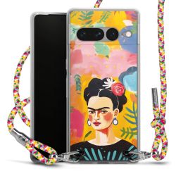 New Carry Case Transparent Stoff colourful/silber