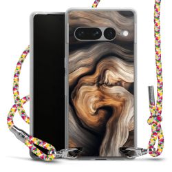 New Carry Case Transparent Stoff colourful/silber