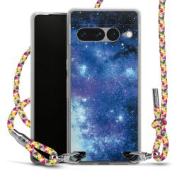 New Carry Case Transparent Stoff colourful/silber