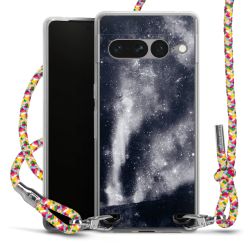 New Carry Case Transparent Stoff colourful/silber