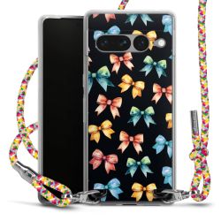 New Carry Case Transparent Stoff colourful/silber