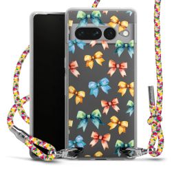 New Carry Case Transparent Stoff colourful/silber