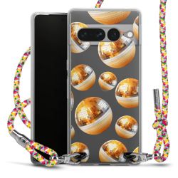 New Carry Case Transparent Stoff colourful/silber