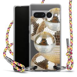 New Carry Case Transparent Stoff colourful/silber