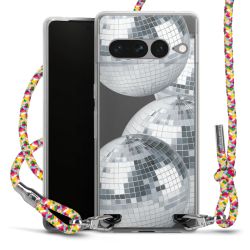 New Carry Case Transparent Stoff colourful/silber