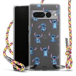 New Carry Case Transparent Stoff colourful/silber