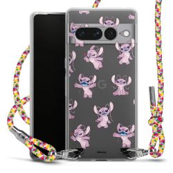 New Carry Case Transparent Stoff colourful/silber