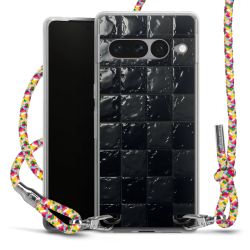 New Carry Case Transparent Stoff colourful/silber