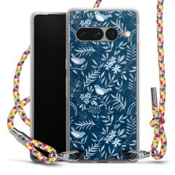 New Carry Case Transparent Stoff colourful/silber