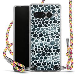 New Carry Case Transparent Stoff colourful/silber