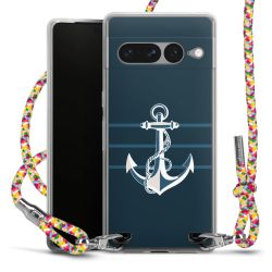 New Carry Case Transparent Stoff colourful/silber