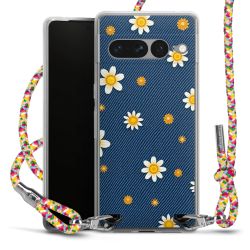 New Carry Case Transparent Stoff colourful/silber