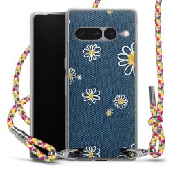 New Carry Case Transparent Stoff colourful/silber