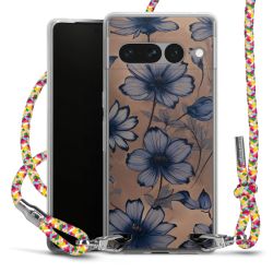 New Carry Case Transparent Stoff colourful/silber