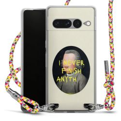 New Carry Case Transparent Stoff colourful/silber