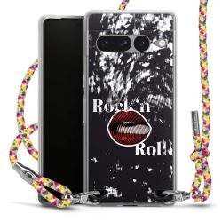 New Carry Case Transparent Stoff colourful/silber