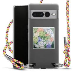 New Carry Case Transparent Stoff colourful/silber