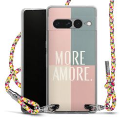 New Carry Case Transparent Stoff colourful/silber