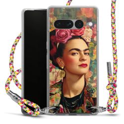 New Carry Case Transparent Stoff colourful/silber