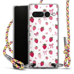 New Carry Case Transparent Stoff colourful/silber