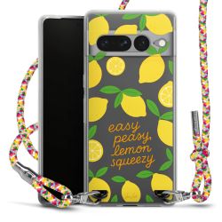 New Carry Case Transparent Stoff colourful/silber