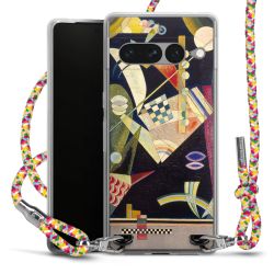 New Carry Case Transparent Stoff colourful/silber