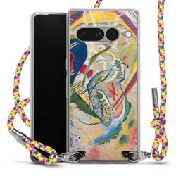 New Carry Case Transparent Stoff colourful/silber