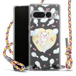 New Carry Case Transparent Stoff colourful/silber