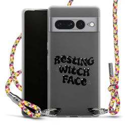 New Carry Case Transparent Stoff colourful/silber