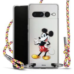 New Carry Case Transparent Stoff colourful/silber