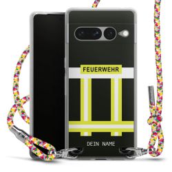 New Carry Case Transparent Stoff colourful/silber
