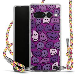 New Carry Case Transparent Stoff colourful/silber