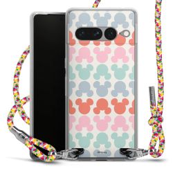 New Carry Case Transparent Stoff colourful/silber