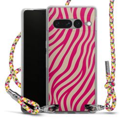 New Carry Case Transparent Stoff colourful/silber