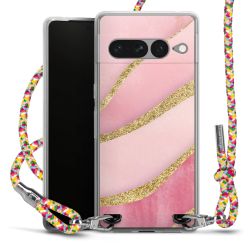 New Carry Case Transparent Stoff colourful/silber