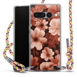 New Carry Case Transparent Stoff colourful/silber