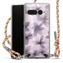 New Carry Case Transparent Stoff colourful/silber