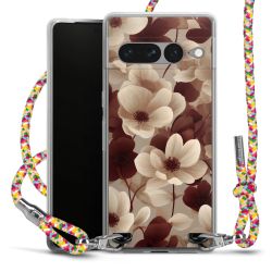 New Carry Case Transparent Stoff colourful/silber