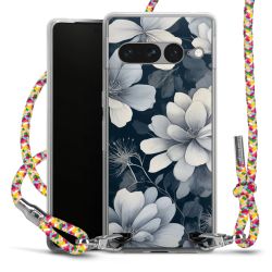 New Carry Case Transparent Stoff colourful/silber