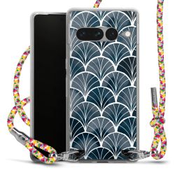 New Carry Case Transparent Stoff colourful/silber